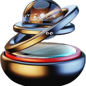 Rotating Solar System Car Air Freshener (Aromatherapy Dashboard Ornament)