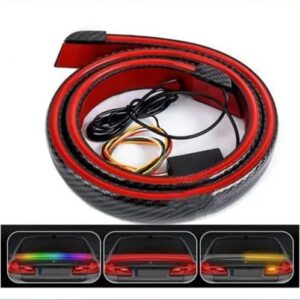 Universal RGB LED Trunk Light Strip with Carbon Fiber Style Housing