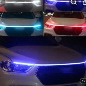 Universal LED Car Hood Light Strip – RGB Front Grille Daytime Running Light