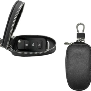 Premium Metal Car Key Fob Cover with Keychain – Luxury Protective Key Case