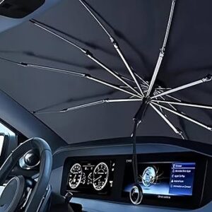 Foldable Car Windshield Sun Shade Umbrella (UV Protection Heat Shield)