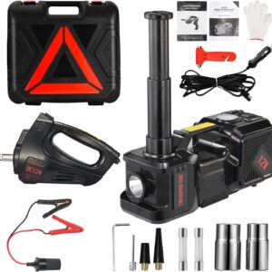 12V Portable Electric Hydraulic Car Jack Kit (5 Ton Heavy-Duty Lift)