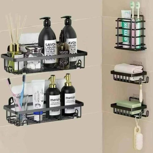 5 in 1 SQUARE BATHROOM ORGANISER - Image 2