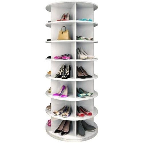1.5 mm thickness board 7 layers rotating shoe and bag rack