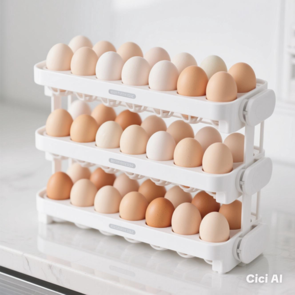 60 PCs foldable egg box - Omoibo