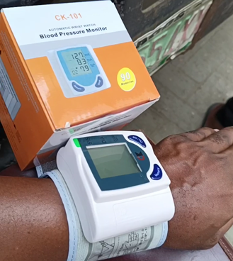 New wrist battery BP monitor