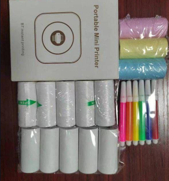 Mini printer with accessories