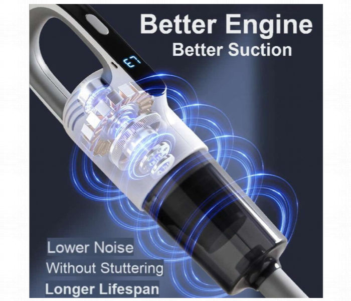 Rechargeable Cordless Hand-Held Vacuum Cleaner For Homes/Offices/Car - Image 5