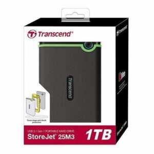 Transcend 1TB USB 3.0 Storejet Shock Resistance Portable External Hard Drive