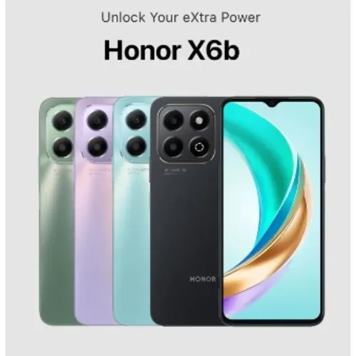 Honor X6b - 6.56" - 128GB ROM - 6GB RAM - 4g Lte - Dual Sim - Fingerprint - 5100mAh - Black - Image 2
