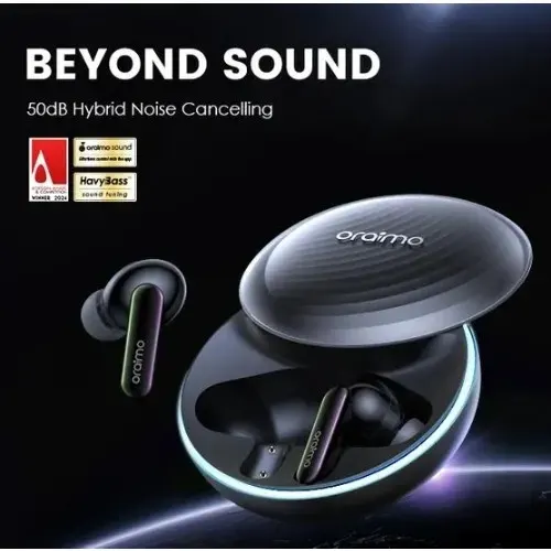 Oraimo Spacebuds Hybrid Anc True Wireless Earbuds Customized Voice Prompt - Otw 630 - Image 2