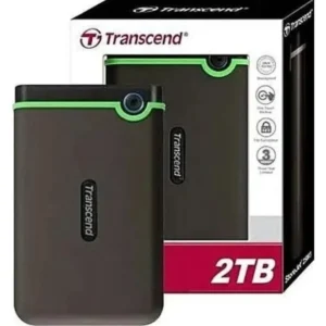 Transcend 2tb Usb 3.1 Storejet Shock Resistance Portable External Hard Drive