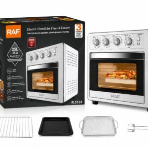 RAF R.5153 3-in-1 Electric Oven, Air Fryer & Toaster (2.5L)